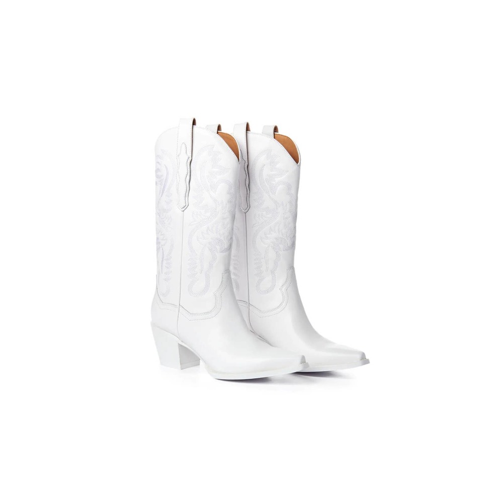 Jeffrey Campbell Dagget White Boot Size 8